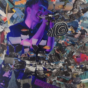 Collages intitulée "Tom York" par Olivier Rasquin, Œuvre d'art originale, Découpages