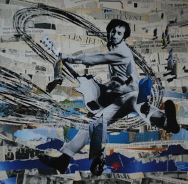 Collages intitulée "The Who" par Olivier Rasquin, Œuvre d'art originale, Découpages