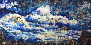 Collages intitulée "CumulusClouds" par Olivier Rasquin, Œuvre d'art originale, Découpages