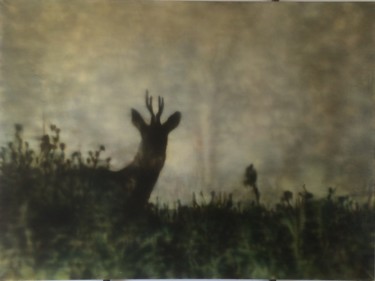 Peinture intitulée "Forest" par Olivier Reveillon, Œuvre d'art originale, Huile