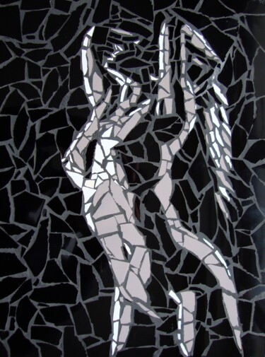 Sculpture intitulée "femme nue" par Olivier Vallée, Œuvre d'art originale, Mosaïque