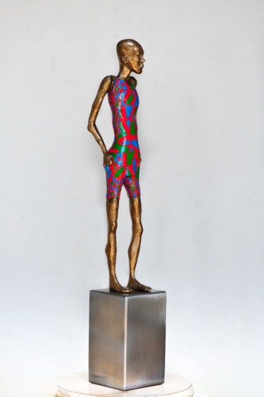 Escultura intitulada ""OsCar,Robert India…" por Olivier Chalmin, Obras de arte originais