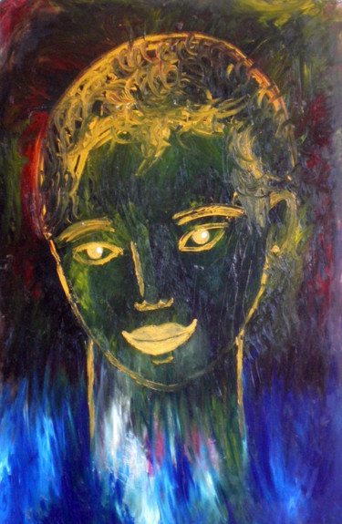 Painting titled "Femme de vie" by Olivier Damien, Original Artwork