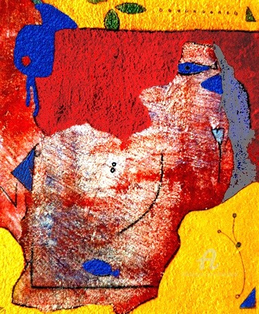 Peinture intitulée "Sourire" par Olivier Dayot, Œuvre d'art originale, Acrylique