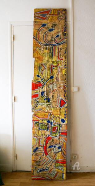 Malerei mit dem Titel "Sans titre 1" von Olivier Dayot, Original-Kunstwerk, Acryl