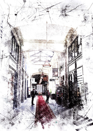 Photography titled "Rue de Bordeaux 10" by Olivier Dayot, Original Artwork, Manipulated Photography