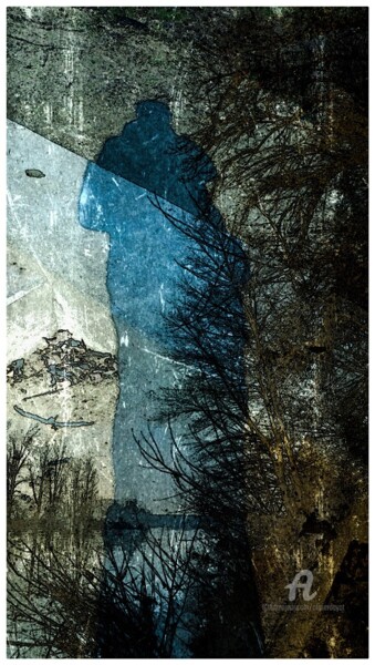 Photographie intitulée "Au bord de la Loire…" par Olivier Dayot, Œuvre d'art originale, Photographie manipulée