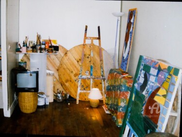 Peinture intitulée "Atelier Logement Pa…" par Olivier Dayot, Œuvre d'art originale