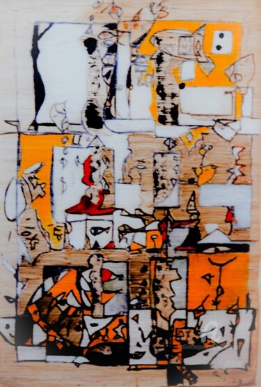 Peinture intitulée "Sans titre 7" par Olivier Dayot, Œuvre d'art originale, Acrylique