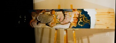 Peinture intitulée "Paysage de Sable" par Olivier Dayot, Œuvre d'art originale, Acrylique