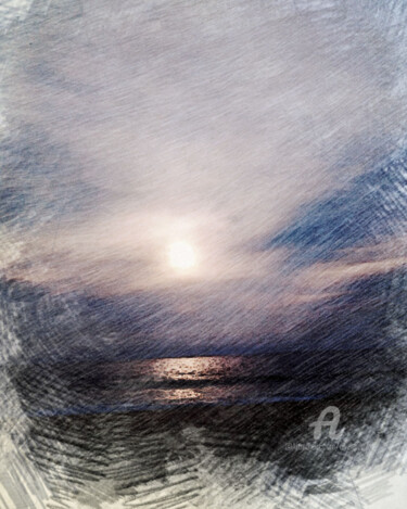 Photographie intitulée "Bord de plage 11" par Olivier Dayot, Œuvre d'art originale, Photographie manipulée