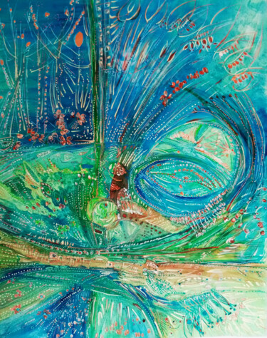Dessin intitulée "Terra four" par Olivier Dayot, Œuvre d'art originale, Crayon