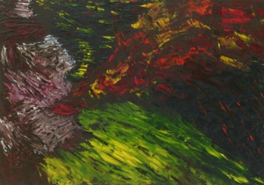 Peinture intitulée "L'homme-cri" par Olivier Rémond, Œuvre d'art originale, Huile