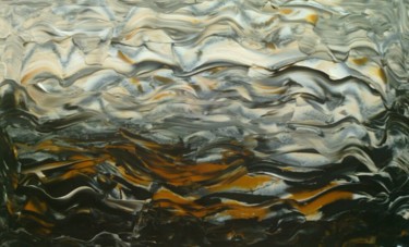 Peinture intitulée "De vagues et d'âme" par Olivier Rémond, Œuvre d'art originale, Huile