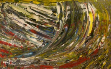 Malerei mit dem Titel "Ancré" von Olivier Rémond, Original-Kunstwerk, Öl