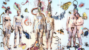 Digital Arts titled "biological concerns…" by Olivier Gilet, Original Artwork, Digital Painting