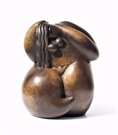 Скульптура под названием "Ithä" - Olivier Martin, Подлинное произведение искусства, Бронза