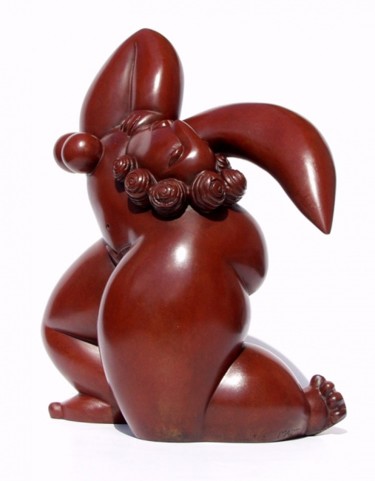 Mme Gunnäh Sculpture intitulée "Mme Gunnäh" par Olivier Martin, Œuvre d'art originale, Bronze