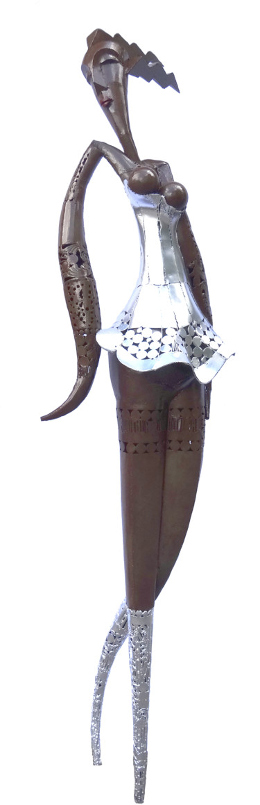 Sculpture titled ""Carmencita 2"" by Olivier Martin, Original Artwork, Metals