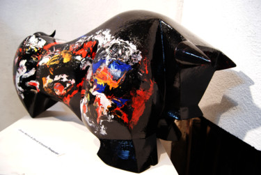 Sculpture intitulée "Toro. Sculpture O.M…" par Olivier Martin, Œuvre d'art originale, Métaux