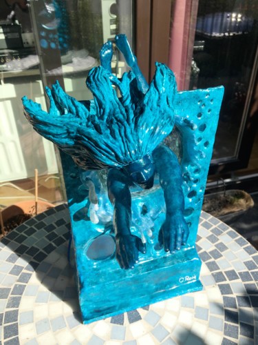 Sculpture titled ""Beauty Hides In Th…" by Olivier Rose, Original Artwork, Plastic