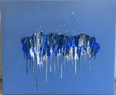 Peinture intitulée "Blue" par Oliwia Spadzińska, Œuvre d'art originale, Acrylique