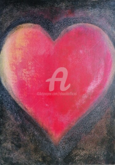Картина под названием "HE's in your heart…" - Ol'Svol'D, Подлинное произведение искусства, Масло