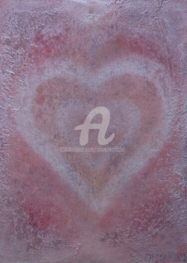 Картина под названием "Personal heart" - Ol'Svol'D, Подлинное произведение искусства, Масло