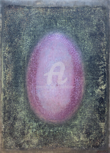 Malerei mit dem Titel "Faberge egg "Pigeon…" von Ol'Svol'D, Original-Kunstwerk, Öl