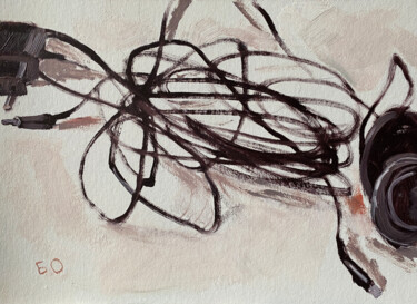 Malerei mit dem Titel "Spiderweb" von Olya Borisova, Original-Kunstwerk, Öl