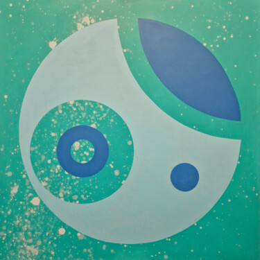 Malarstwo zatytułowany „XXV. Sea Melodies” autorstwa Olya Enina, Oryginalna praca, Akryl Zamontowany na Drewniana rama noszy