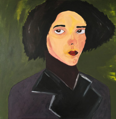 Painting titled "Portrait of Rodion…" by Olya Feofilova, Original Artwork, Acrylic