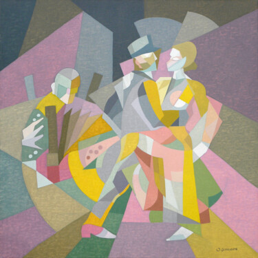 Peinture intitulée "Soft Tango, suite n…" par Omar Sorriente, Œuvre d'art originale, Huile