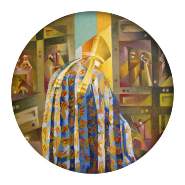 Obrazy i ryciny zatytułowany „Mandala XIII (Juan…” autorstwa Omar Sorriente, Oryginalna praca, Cyfrowy wydruk