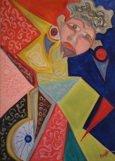 Painting titled "Need to Decide" by Omar Yousef Alrashed, Original Artwork, Acrylic