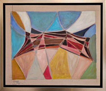 Pittura intitolato "Simplicity" da Omar Yousef Alrashed, Opera d'arte originale, Olio