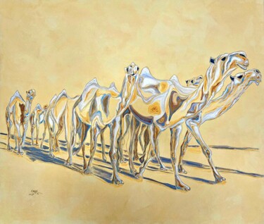 Peinture intitulée "Simplicity 2" par Omar Yousef Alrashed, Œuvre d'art originale, Acrylique