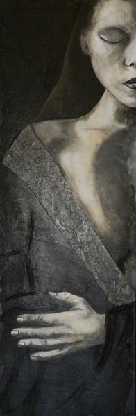 Malerei mit dem Titel "Maria 2" von Ombretta Buongarzoni, Original-Kunstwerk, Acryl
