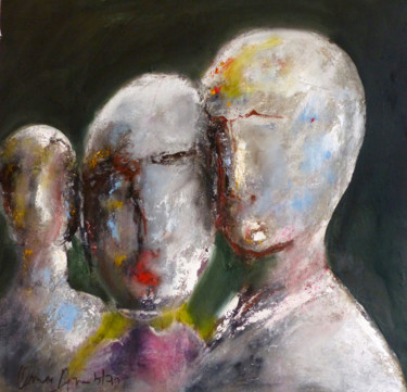 Pintura titulada "Conciliabule" por Omer Amblas, Obra de arte original, Otro