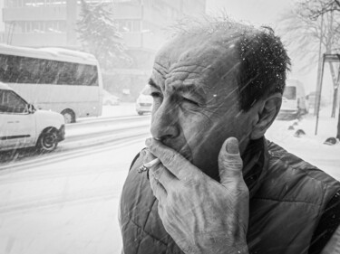 Photography titled "A Winter Portrait" by Ömer Erdoğan, Original Artwork, Digital Photography