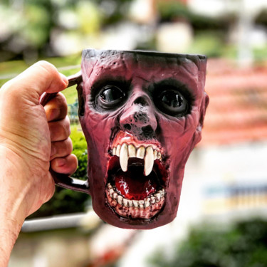 Design intitolato "Collectible Art Mug…" da Omer Faruk Doskaya, Opera d'arte originale, Tavola arte