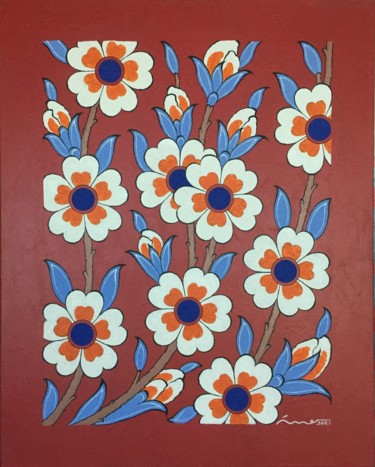 "Bahar dalları" başlıklı Tablo Ömer Şen tarafından, Orijinal sanat, Akrilik