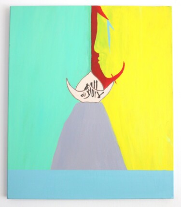Schilderij getiteld "Şems" door Chanqe'S Way, Origineel Kunstwerk, Airbrush