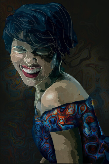 Arte digital titulada ""Joyful Resonance"" por Omi Sid, Obra de arte original, Foto-montaje