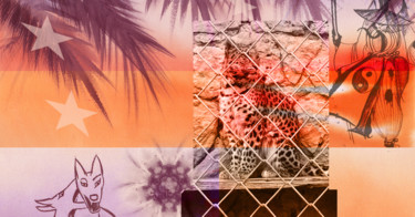 Dessin intitulée "leopard2lamour.jpg" par Omkara, Œuvre d'art originale, Photographie numérique