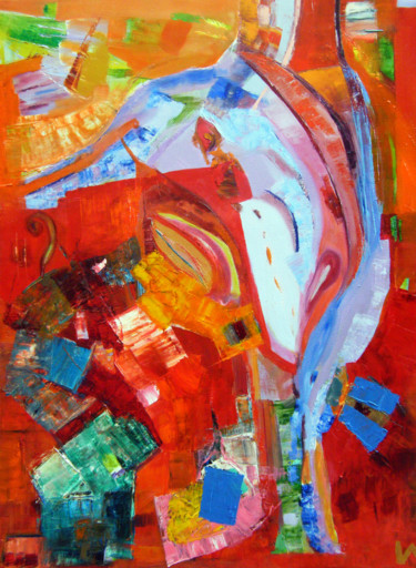 Peinture intitulée "SERIE MEMOIRES " da…" par Isabelle Nivet, Œuvre d'art originale, Huile
