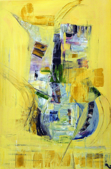Peinture intitulée "TOTEM" par Isabelle Nivet, Œuvre d'art originale, Huile