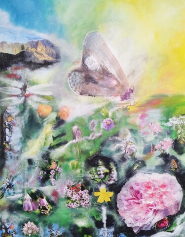 LICHTSCHMETTERLING Seelenbild von Omsurya Sandra 60x80 cm ©2013 von Omsurya Sandra Inti Ruphay