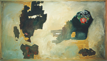 Pittura intitolato "CONVERSATION" da Ona Lodge, Opera d'arte originale, Olio