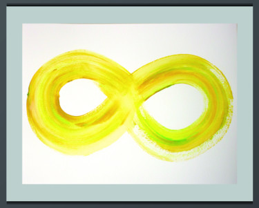 Peinture intitulée "INFINITY IS INFINIT…" par Ona Lodge, Œuvre d'art originale, Acrylique